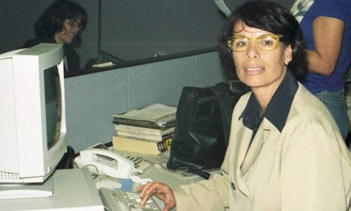 A jornalista Sandra Moreyra - Memória Globo reprodução
